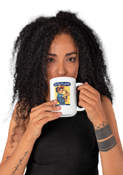 woman sipping a mug